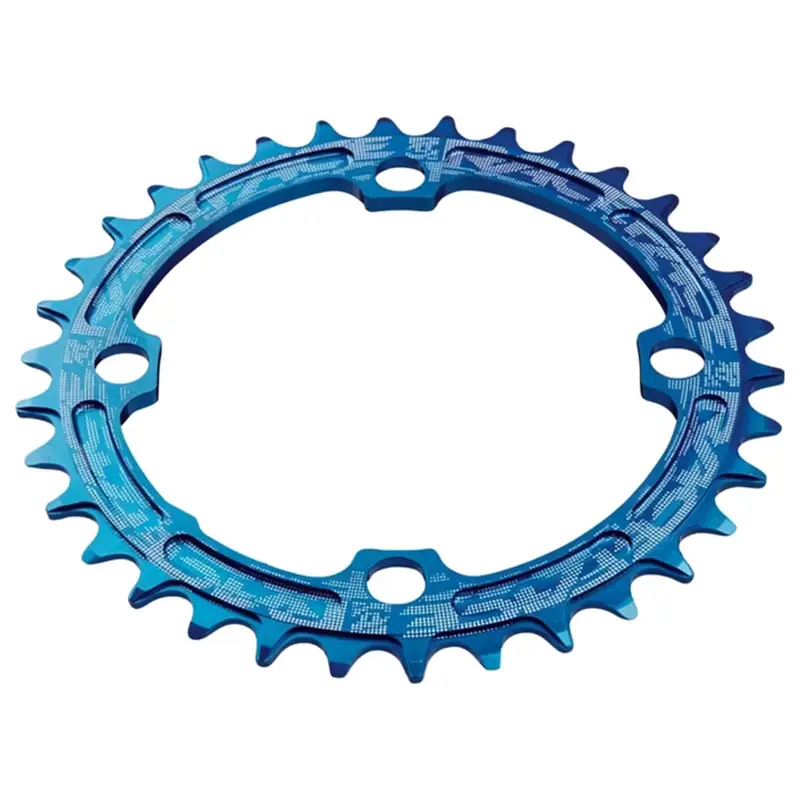 Balfes Bikes Race Face Narrow/Wide Single Chainring 34T 104 x 34t in Blue | Free postage over £30, £10 off first order, price match & 0% finance.