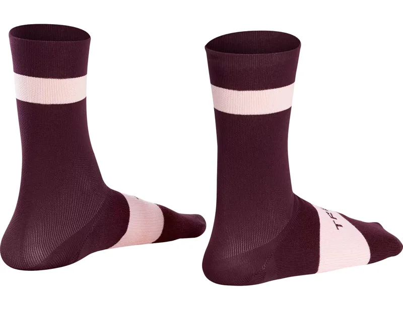 Trek Race Crew Cycling Socks in Mulberry-1