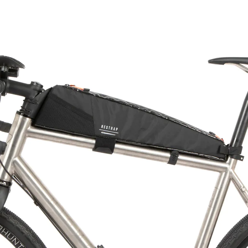 Restrap Race Top Tube Bag 2L - Long in Black-2