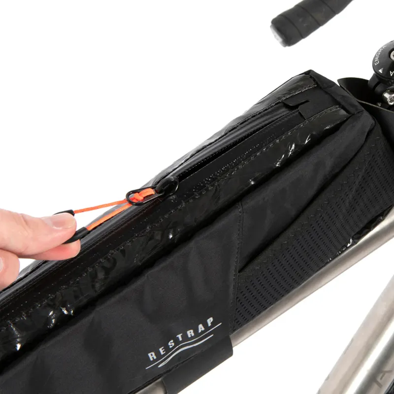 Restrap Race Top Tube Bag 2L - Long in Black-5