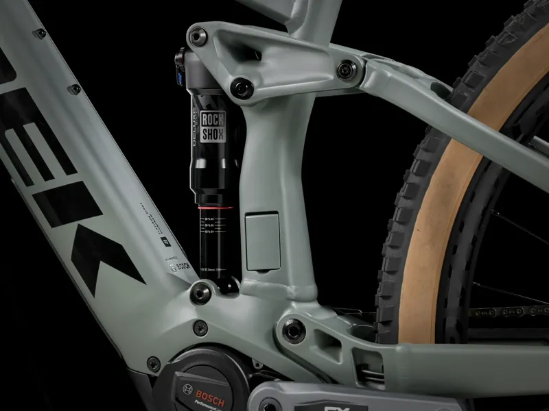 Trek Rail 8 GX AXS Electric Full Suspension Mountain Bike 2024 in Keswick Green-8