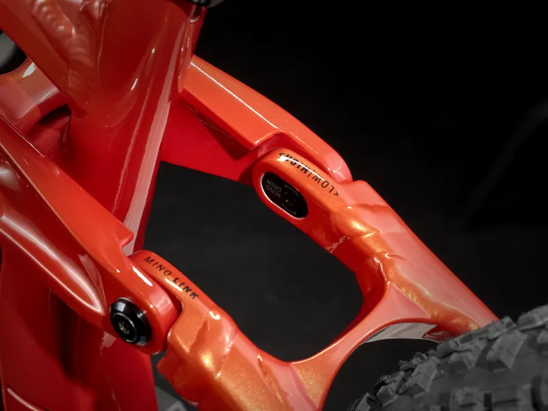 Trek Rail 8 GX AXS Electric Full Suspension Mountain Bike 2025 in Lava Red-5