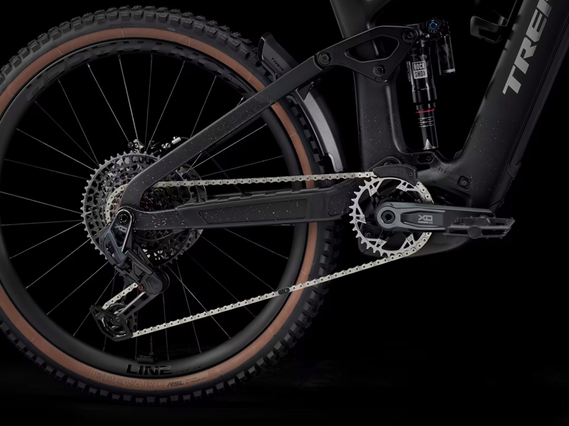 Trek Rail+ 9.9 X0 AXS T-Type Gen 5 Electric Full Suspension Mountain Bike 2026 in Deep Smoke-2