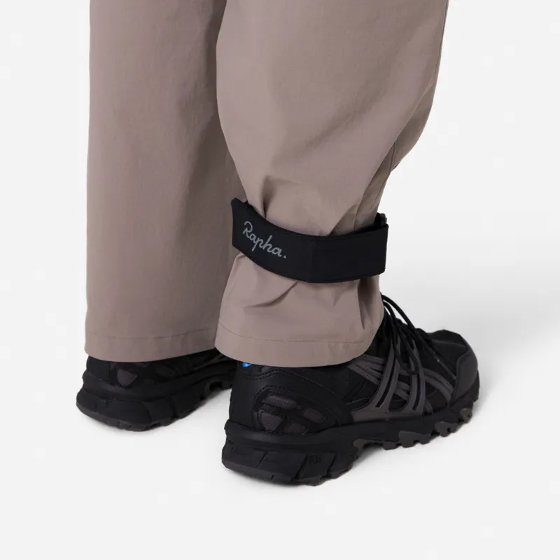 Rapha Ankle Strap in Black/Silver Reflective-1