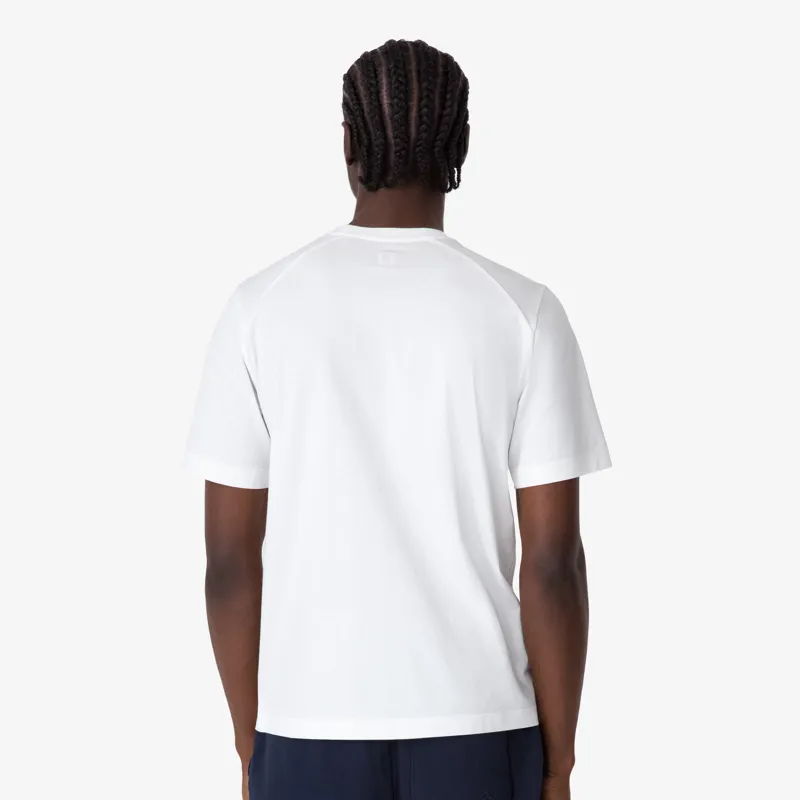 Rapha Cotton T-Shirt in White/Light Grey-1