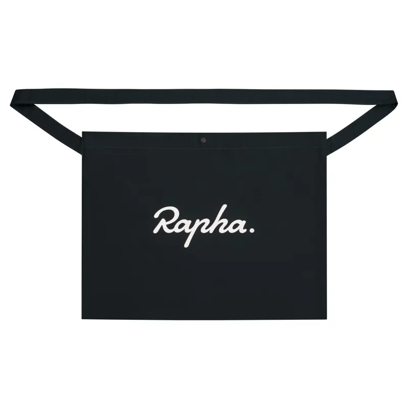 Rapha Logo Musette in Black/White