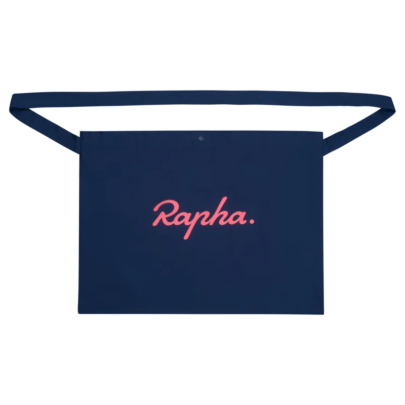 Rapha Logo Musette in Navy/Pink
