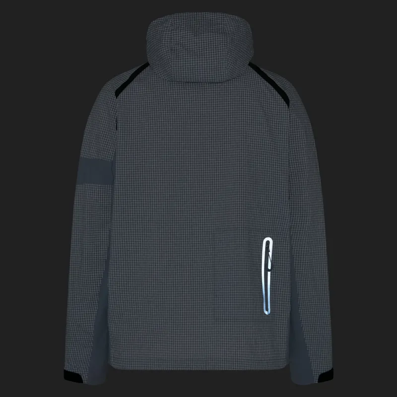 Rapha Reflective Anorak in Zen Blue/Basic Black-1