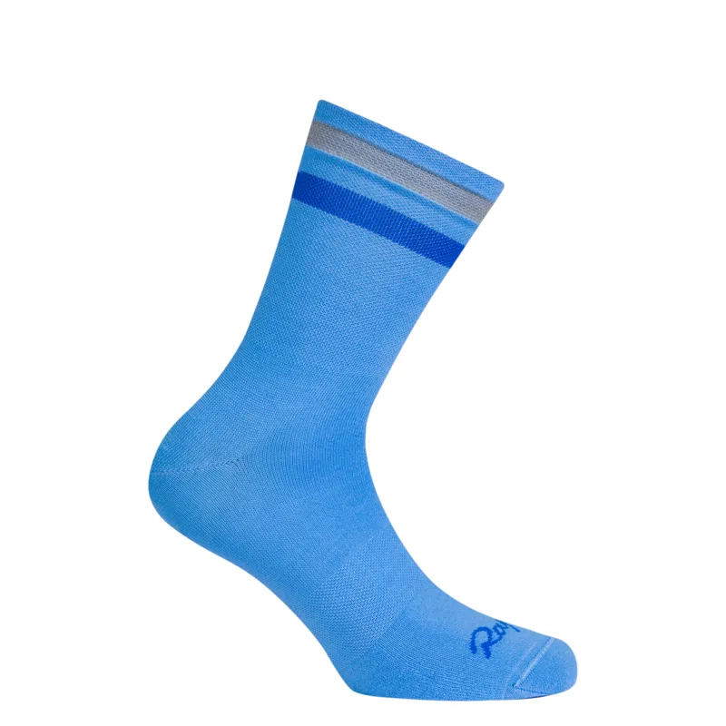 Rapha Reflective Brevet Socks - Regular in All Abroad/Strong Blue