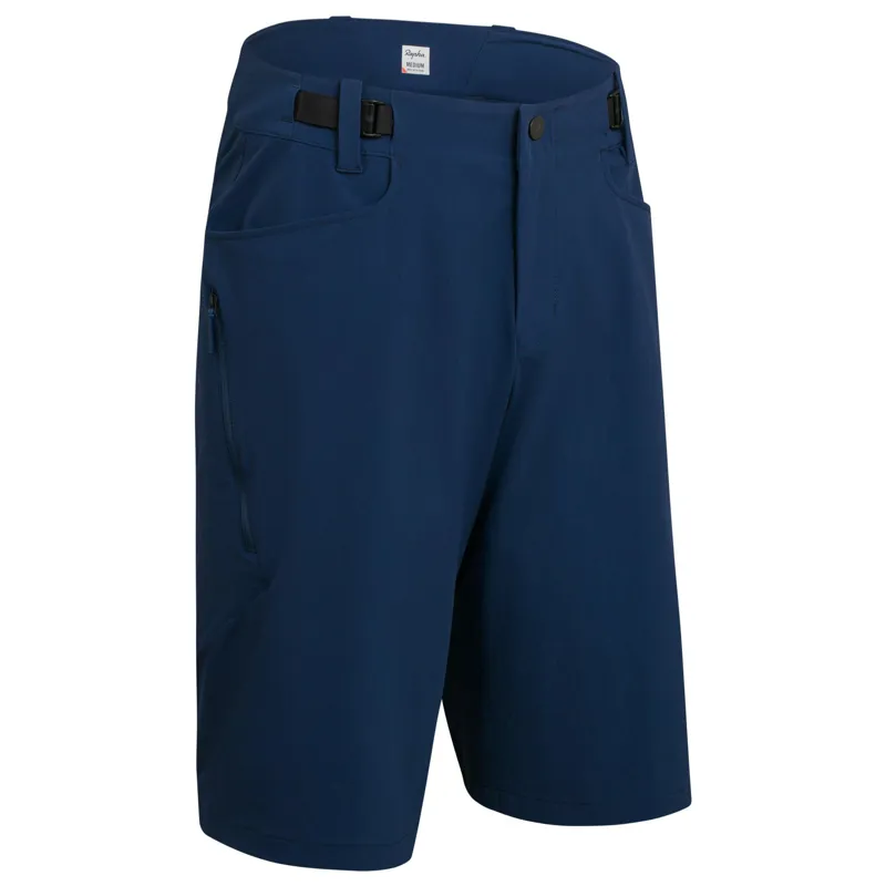 Rapha Trail Shorts in Navy/Orange-1