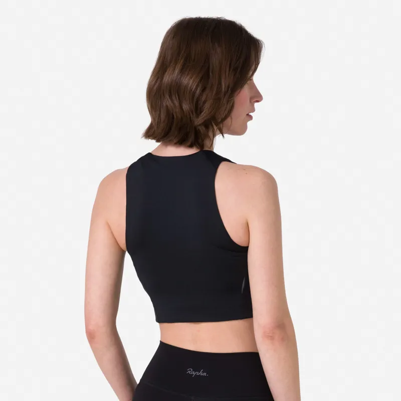 Rapha Women's Active Tank Top in Black/Grey-1