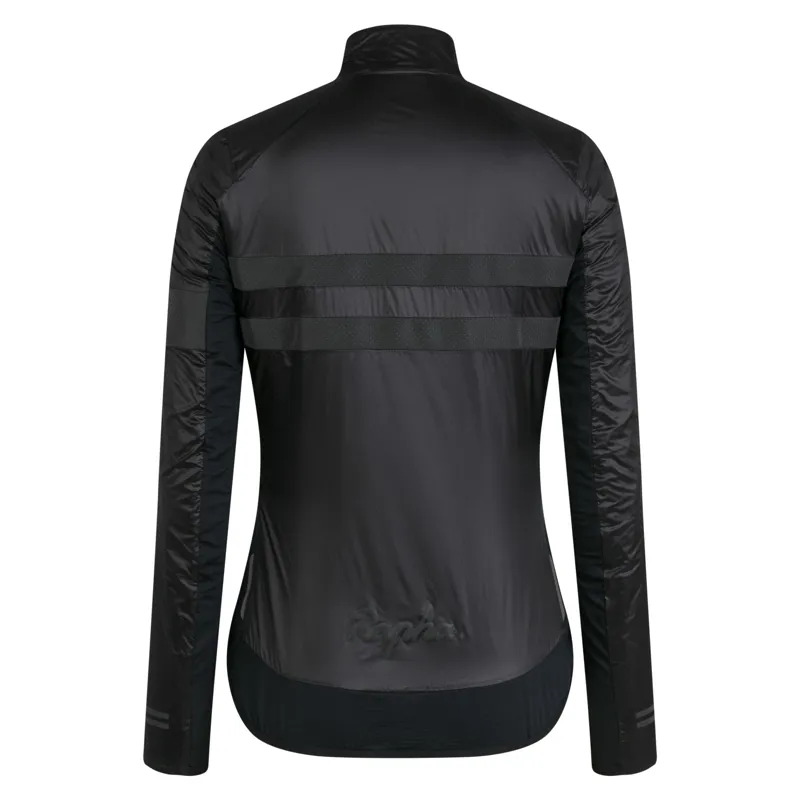 Rapha Women's Brevet Insulated Jacket in Black/Black Reflective-1