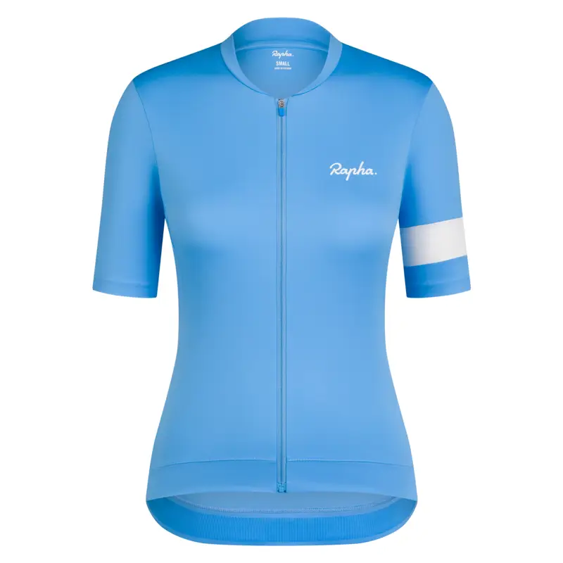 Balfes Bikes Rapha Women's Core Short Sleeve Jersey in All Aboard/White Alyssum | Free postage over £30, £10 off first order, price match & 0% finance.