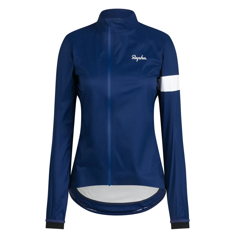 Rapha Women's Core Rain Jacket II in Navy/White