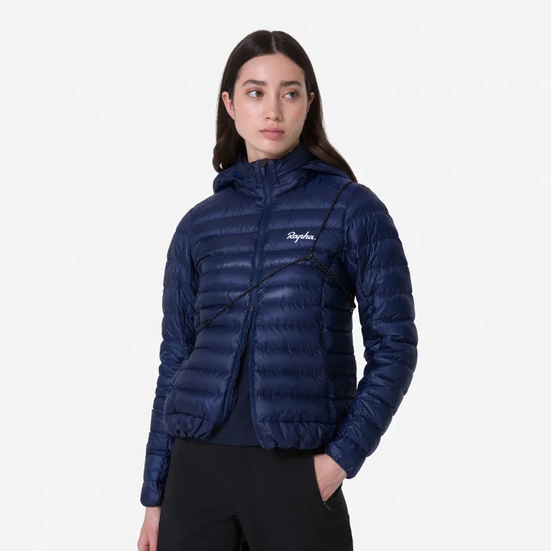 Rapha Women's Explore Down Jacket in Navy/Dark Navy-1