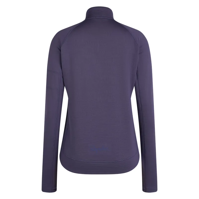 Rapha Women's Explore Zip Neck Pullover in Graystone/Eclipse-1