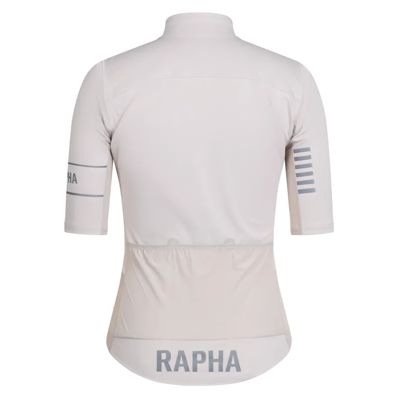 Rapha Women's Pro Team Windstopper Short Sleeve Jersey in Silver/Silver Reflective-1