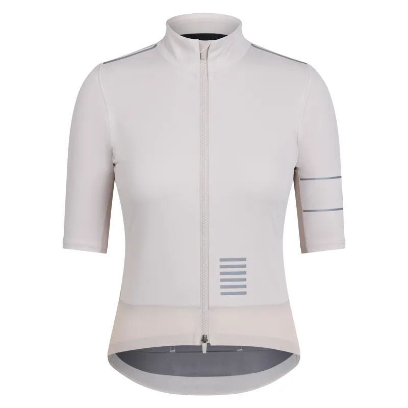 Rapha Women's Pro Team Windstopper Short Sleeve Jersey in Silver/Silver Reflective
