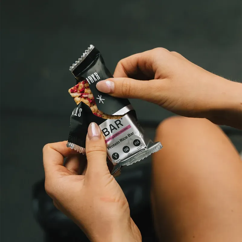 STYRKR BAR+ Recovery Bar in Raspberry Chocolate x1-2