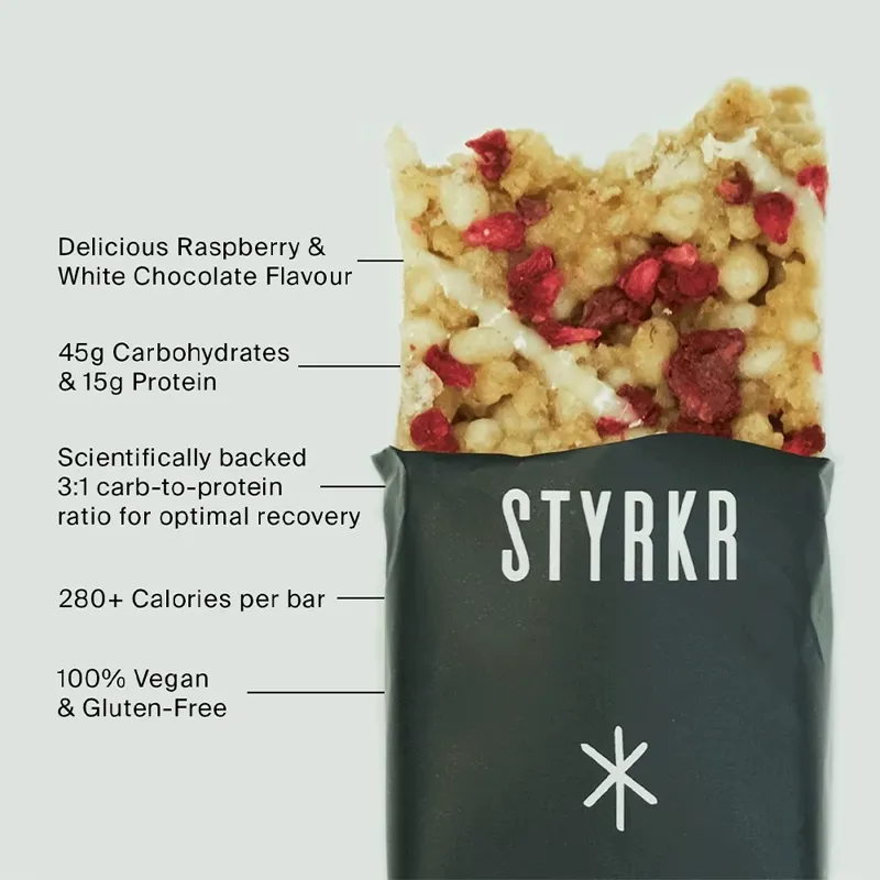 STYRKR BAR+ Recovery Bar in Raspberry Chocolate x1-1