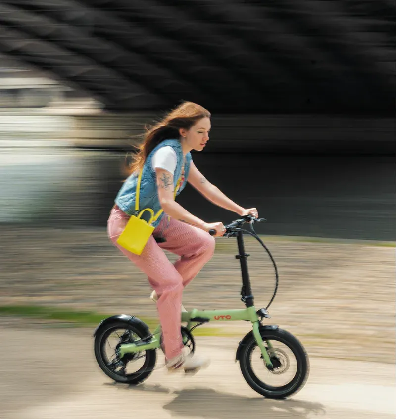 UTO Morning OG16 Electric Folding Bike 2027 in Ocean Blue-3
