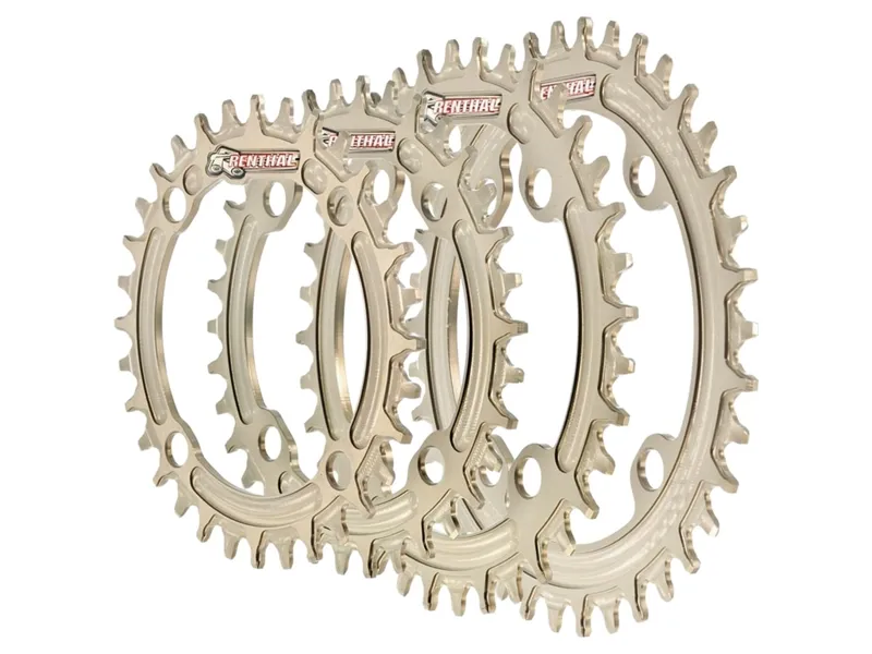 Renthal 1XR 4-Arm 104BCD Chainring Hard A 32T in Grey-1