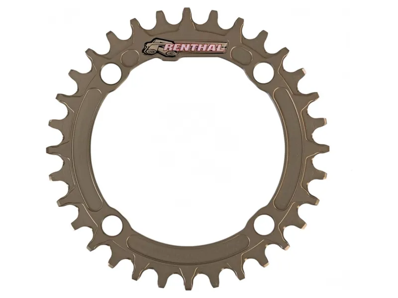Balfes Bikes Renthal 1XR 4-Arm 104BCD Chainring Hard A 32T in Grey | Free postage over £30, £10 off first order, price match & 0% finance.