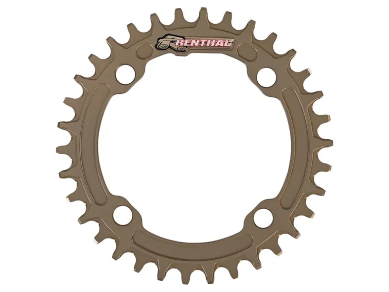 Balfes Bikes Renthal 1XR 4-Arm 104BCD Chainring Hard A 34T in Grey | Free postage over £30, £10 off first order, price match & 0% finance.