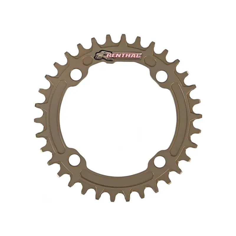Balfes Bikes Renthal 1XR 4-Arm 104BCD Chainring Hard A 34T in Grey | Free postage over £30, £10 off first order, price match & 0% finance.