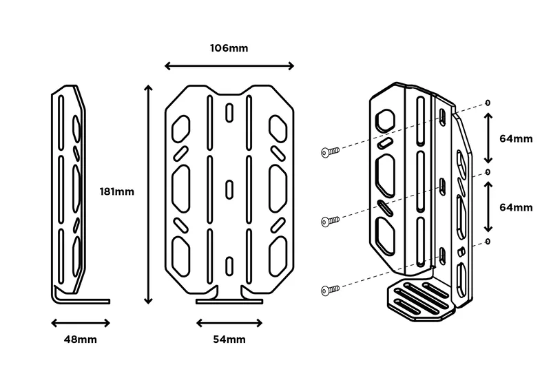 Restrap Carry Cage in Black-9