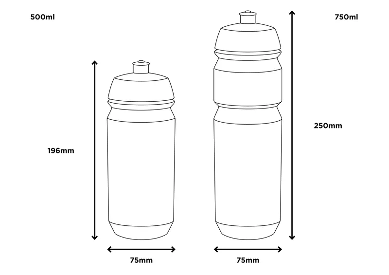 Restrap Restrap Contour Bottle 500 in Grey-6