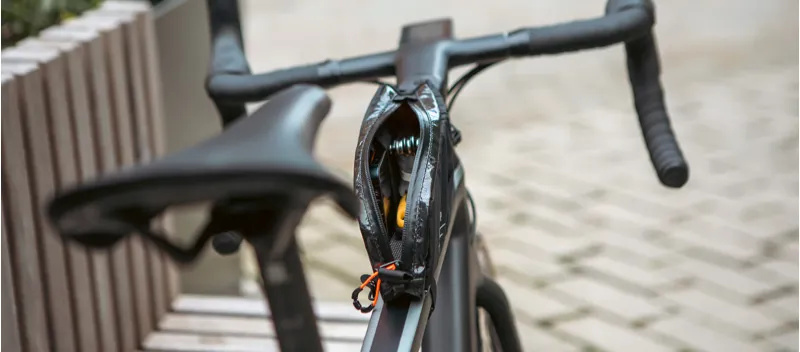 Restrap 1.2L Race Top Tube Bag Short in Black-4