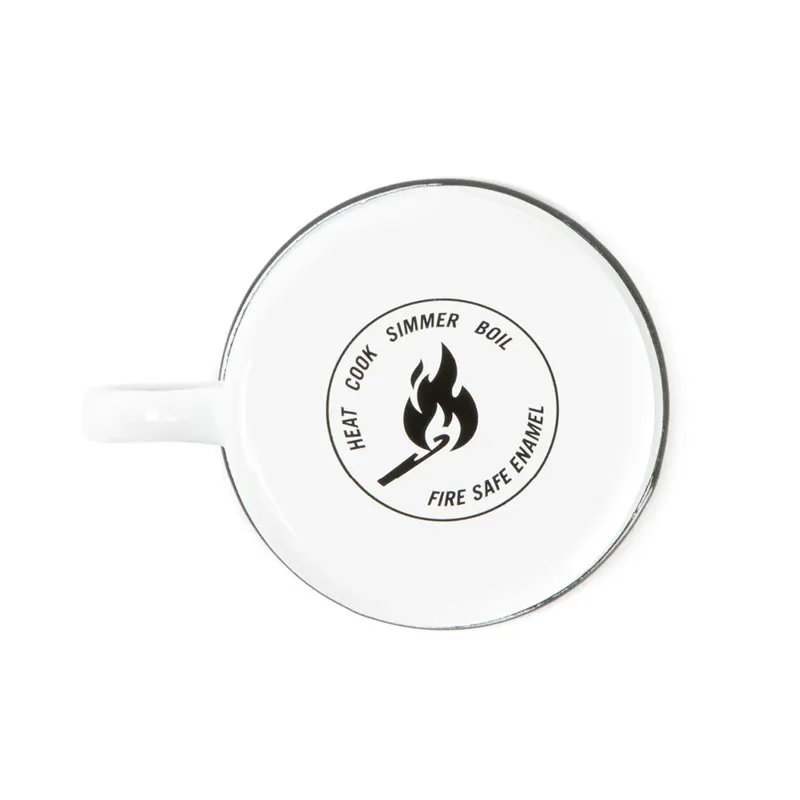 Restrap Technical Bikepacking Gear 20oz Enamel Mug in White-2