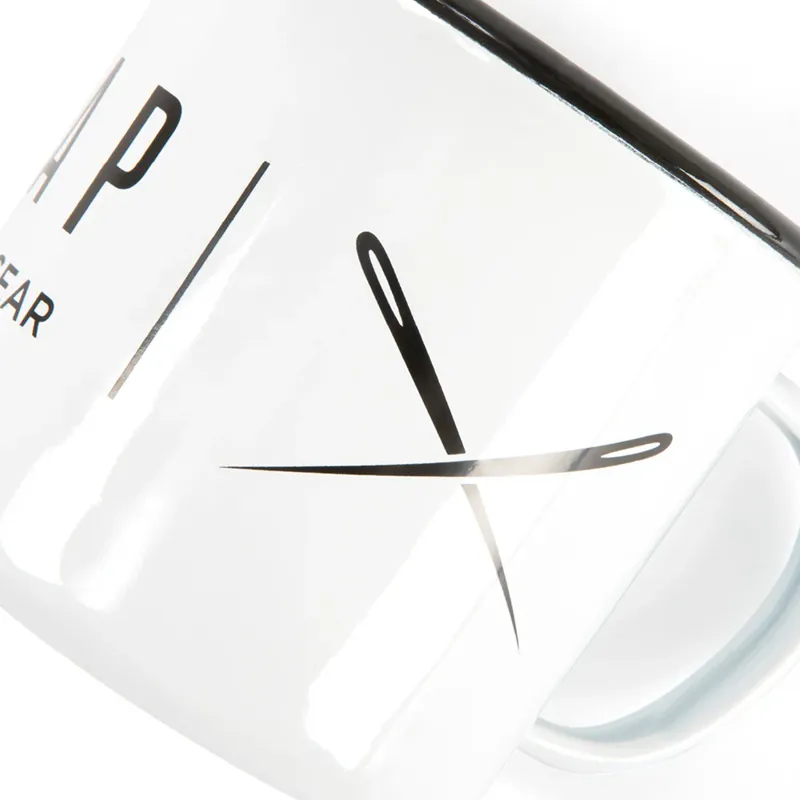 Restrap Technical Bikepacking Gear 20oz Enamel Mug in White-4