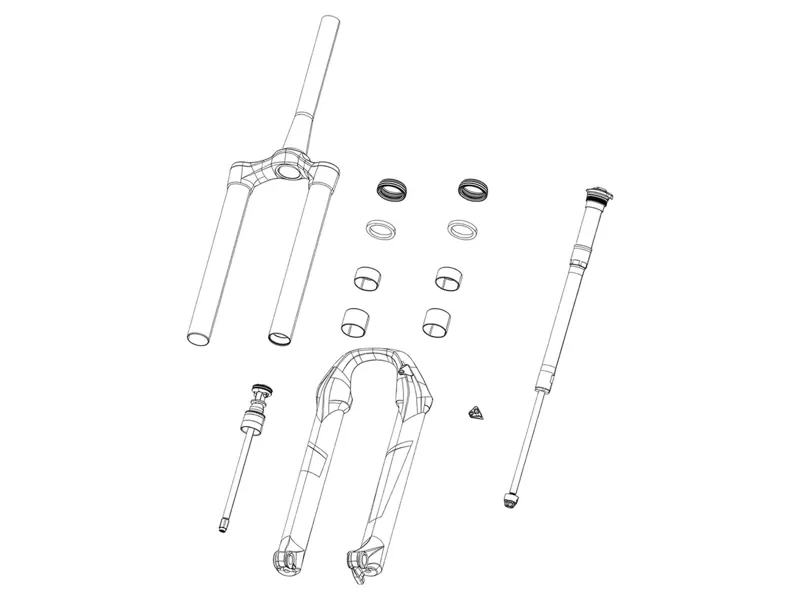 RockShox Fork Compression Damper Knob Kit Rudy Xl Ultimate A1 2026+