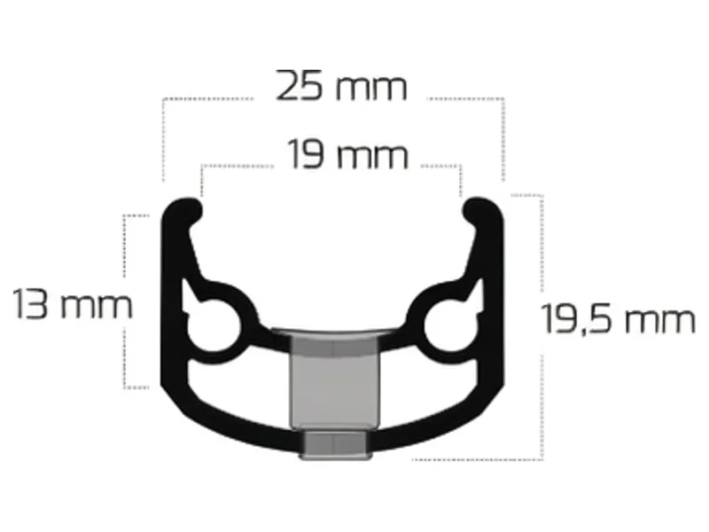 Ryde Sputnik 700c Aluminium Rim in Silver-1