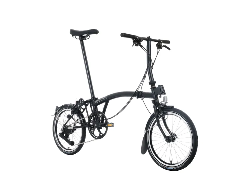 Brompton C Line 12-Speed Folding Bike 2025 in Matt Black-8