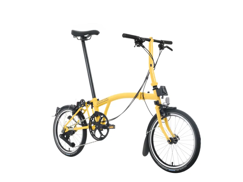 Brompton C Line 12-Speed Folding Bike 2025 in Bumblebee Yellow-7