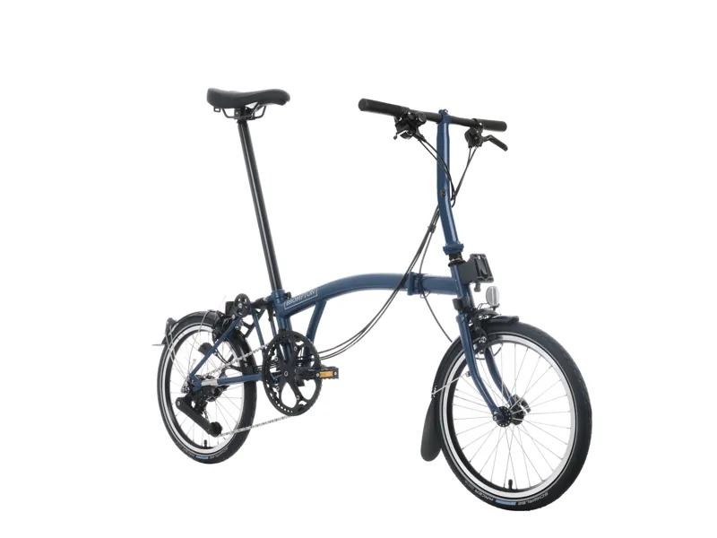 Brompton C Line 12-Speed Folding Bike 2025 in Ocean Blue-8