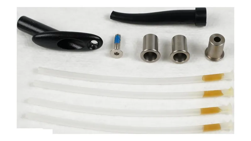 Specialized CBS CABLE STOP KIT SL4 ROAD BIKES INCLUDES: TOP HATS CABLE SHEATHS CHS EXIT FUNNEL AND EXTERNAL BOLT-ON STOP