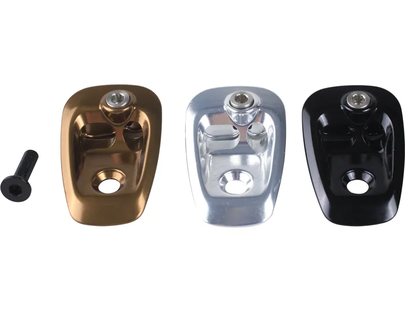 Specialized Cbg Hood Scoop Kit Downtube Icr Exit Kit 3-CABLE Cover 5/4/4MM W/ Bolt - 1 Black / 1 Bronze / 1 Silver CB6-171A