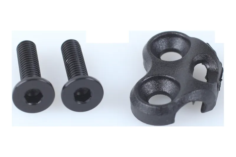 Specialized CBG CABLE CLIP 5MM PLASTIC CABLE GUIDE - DOUBLE BOLT W/ BOLTS in Black