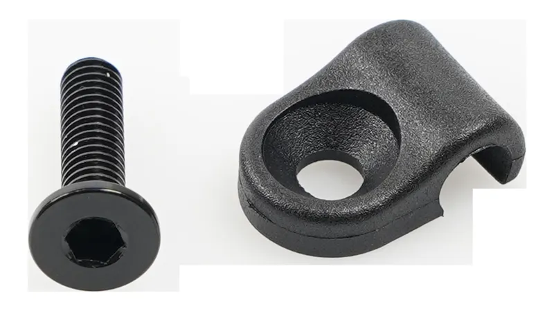 Specialized CBG CABLE CLIP 5MM PLASTIC CABLE GUIDE - SINGLE BOLT W/ BOLT CB6-147 in Black