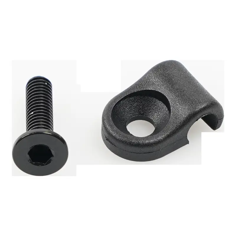 Balfes Bikes Specialized CBG CABLE CLIP 5MM PLASTIC CABLE GUIDE - SINGLE BOLT W/ BOLT CB6-147 in Black | Free postage over £30, £10 off first order, price match & 0% finance.
