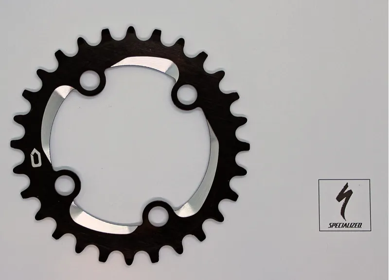 Specialized CHR STOUT CRANKS CHAINRNG 28T 10/11-SPD 4-BOLT 76BCD 1X RING ALLOY in Black