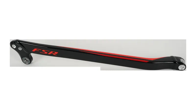Specialized STS MY16 SJ FSR I1 EXPERT CARBON 6FATTIE RIGHT ALLOY SEATSTAY 12X148MM - GLOSS/SILVER TINT CARBON/ROCKET RED/FLO RED in Gloss/Silver Tint Carbon/Rocket Red/Flo Red