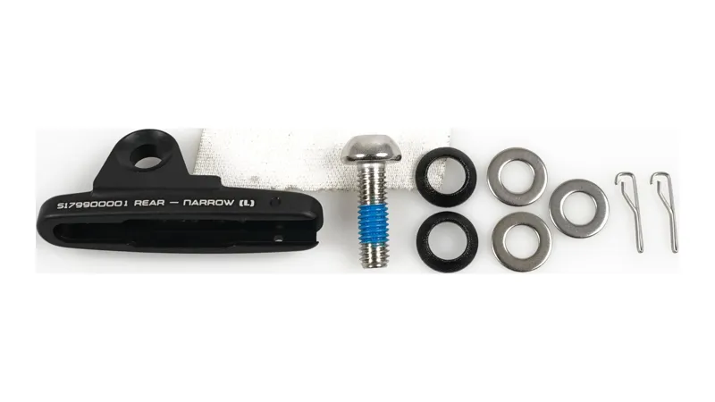 Specialized BRK SUB MY16-17 VENGE VIAS REAR RIM BRAKE PAD HOLDER FOR NARROW RIM - LEFT V2 in Black