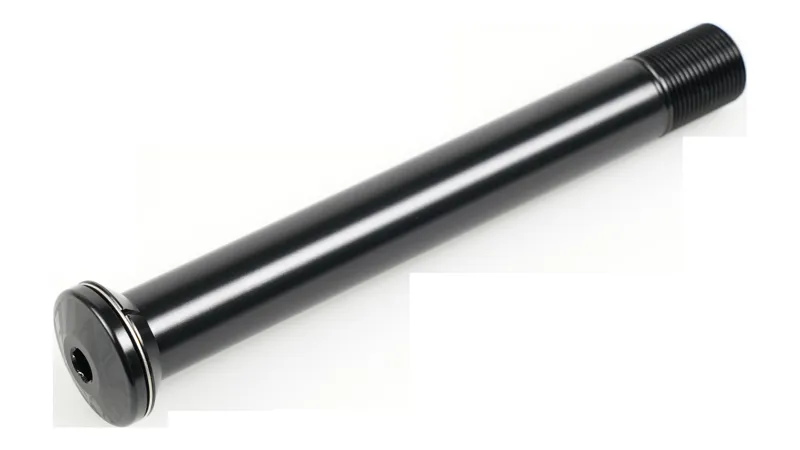 Specialized AXL FRONT COMO GEN.1 THRU-AXLE 15X100MM BOLT-ON 5MM HEX HEAD M15X1.0PX129.7MM BLACK QR32-F129 in Black