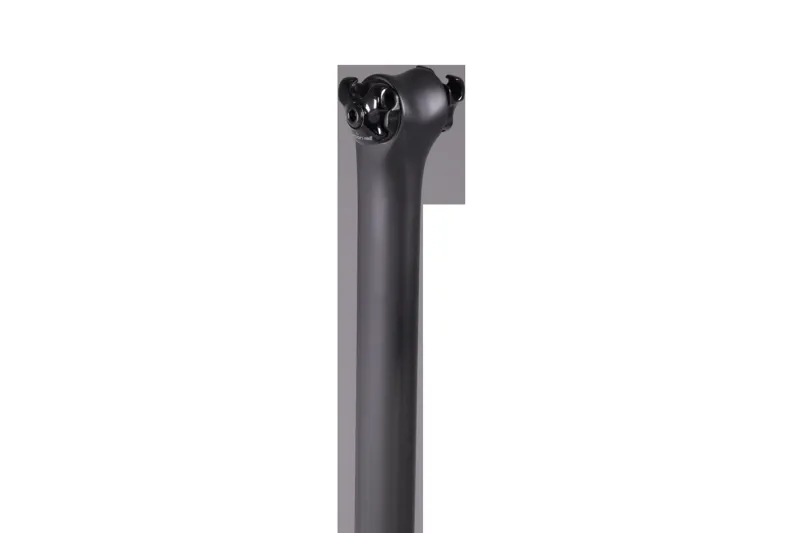 Specialized STP SW TARMAC SL6 SEATPOST CARBON 380MM LENGTH 0MM OFFSET SINGLE BOLT 7X9 CARBON RAIL CLAMP in Black