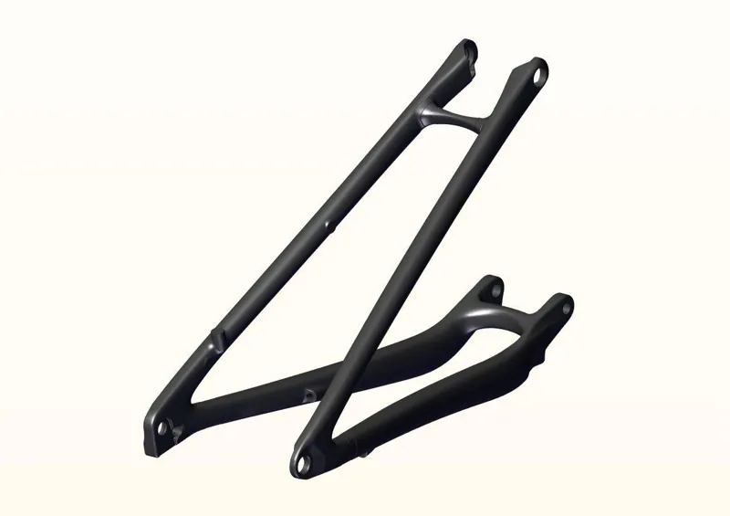 Specialized CHS MY18 EPIC CARBON FRAME REAR STAY ASSEMBLY 29 CARBON 12X148MM - GLOSS SATIN CHARCOAL TINT CARBON / BLACK in Charcoal Tint/Black